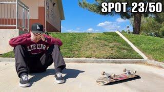 I Skated 50 Street Spots in One Day!