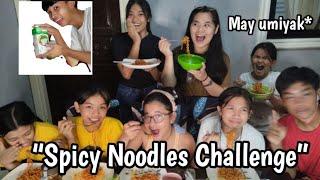 Spicy Noodles Challenge|May umiyak? | G-cash Giveaway