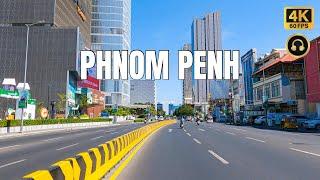 Phnom Penh Scenic Drive End of 2024 | 4K HDR