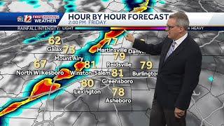 North Carolina set for another round of severe storms Friday