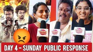 GOAT தல வலிக்கு படமா இது..?| Goat 4th Day Public Review | Goat Movie Review | Thalapathy Vijay