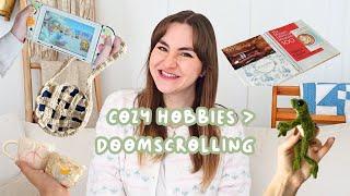 COZY HOBBIES to Try Instead of Doomscrolling Your Life Away