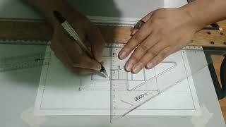 How To Draw Floor Plan Using Manual Drafting | How To Sketch Like An Architect