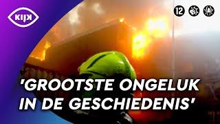 EXPLOSIEVE DREIGING door HEFTIGE BRAND haven Vlaardingen | Als de Brandweer | KIJK