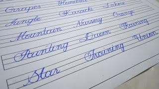 English Cursive Handwriting | How to improve Handwriting | Knowledge nation