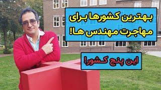 پنج کشور ایده آل برای مهاجرت مهندس ها!