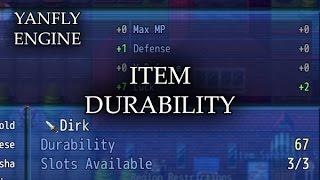 YEP.72 - Item Durability - RPG Maker MV