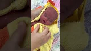 Mini Makeover for Princess Mila - #fullbodysiliconedoll #fakebaby #newborn #babydoll