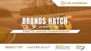 2024 Ginetta Junior Championship | Brands Hatch | Round 24 | LIVE