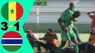 Sénégal   Gambie  3 - 1  Résumé de la rencontre -Tournoi UFOA / A U17 2024