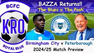 Birmingham City v Peterborough (H) 2024/25 - Pre-Match Analysis; Key Players, Stats, Line Ups #153