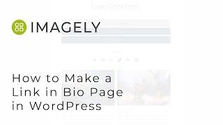 How to Make a Link in Bio Page in WordPress