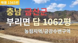 매물1565번)금산부동산/금산토지/부리면/농림지역