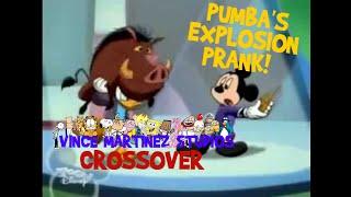 Pumbaa's Explosion Prank (Vince Martinez Studios Crossover)