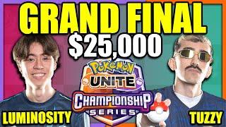 $25,000 LAIC GRAND FINAL Luminosity Gaming vs Tuzzy Esports NA vs BRAZIL | Pokemon Unite