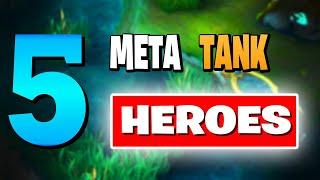 5 BEST TANK HEROES In Mobile Legends Right Now