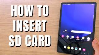 How To Insert Micro SD Card To Samsung Galaxy Tab S9