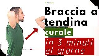 braccia a tendina curale in 3 minuti al giorno