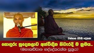 සොඳුරු හුදෙකලාව අත්විඳින නිවැරදි ම ක්‍රමය.. | Wassana Dharma Deshana