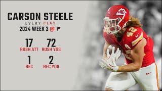 Carson Steele Week 3 Replay: Every Run, Target, and Catch @ Atlanta Falcons