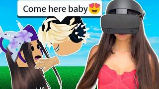 My Friends EX BOYFRIEND Tried to DATE Me… (Roblox Vr Hands)