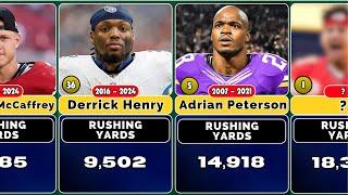 All-time NFL RUSHING Leaders - TOP 100