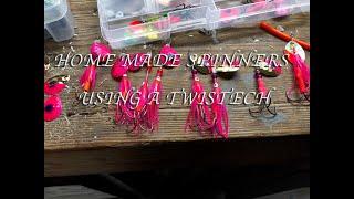 Home made wire spinners using a TwisTech Wire Former