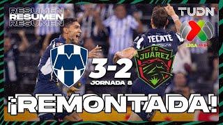 HIGHLIGHTS | Monterrey 3-2 FC Juárez | Liga Mx -AP2024 - J8 | TUDN