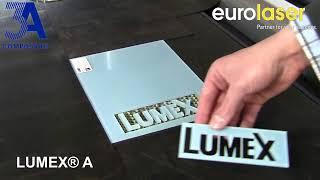 LUMEX® | PET-G + A-PET in laser test - eurolaser