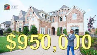 INSIDE A $950,000 TEXAS STYLE HOME | LAKE FOREST | MCKINNEY TX | GRAND HOMES