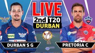 Durban Super G. vs Pretoria Capitals 2nd T20 ! DSG VS PC  T20 Score & Commentary & Score, SA20 2025