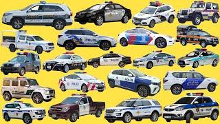 POLICE CARS: A Compilation of Police Vehicles from Asian Countries | China, Japan, India, Vietnam.