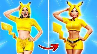  WE ADOPTED POKEMON  Pikachu VS Wednesday  My Pokemon is Missing! Sneak Pokemon By Yay Time!