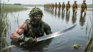 Kung Fu Master Ambushes from Water—No Enemy Survives!" (56 chars)