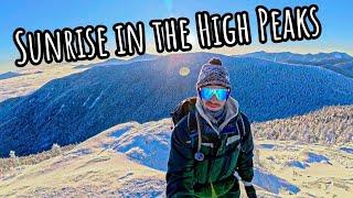 How to Hike in the Winter! Solo Sunrise Hike on Cascade Mountain, another Hiking Vlog