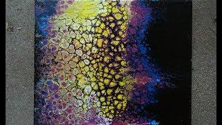 Acrylic Pour Swiping Technique - Colorful Swipe