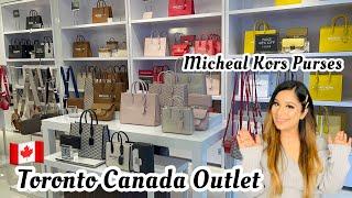 Canada Outlet Mall Shopping With Me | Micheal Kors Purse Shopping Haul #shoppingvlog #canadashopping