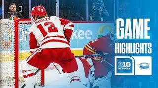 Wisconsin vs. Ferris State | HIGHLIGHTS | Big Ten Hockey | 12/28/2024