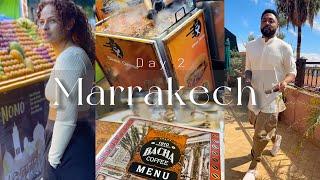 Marrakech Morocco VLOG l Jemaa El-Fnaa , Bacha Coffee