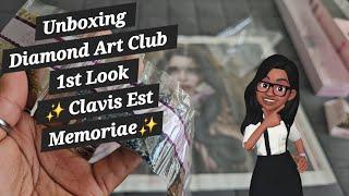 Unboxing Diamond Art Club 1st Look ️ Clavis Est Memoriae ️