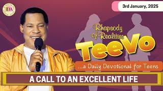 TEEVO - A Call to an Excellent Life | 3rd January 2025 | Rhapsody of Realities for Teenagers