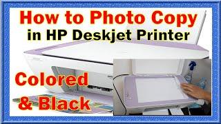 How to Photocopy in HP Deskjet 2335 Printer