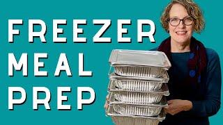 Make Ahead FREEZER MEAL PREP For Busy Moms | 5 Meal Train Dinner Ideas