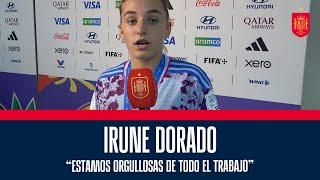 Declaraciones de Irune Dorado y Celia Segura tras la final del Mundial sub-17 femenino |  SEFUTBOL