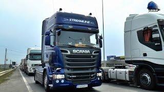 Horns Show/Concert de Goarne By SCANIA R520 V8 & R450 in Oradea - 05 September 2016