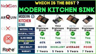  Best Modern Kitchen Sink 2024: Top Stainless Steel Kitchen Sink Review!