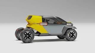 【Concept Vehicle】2040 BABY BRONCO 360° Walk-around  | Ford Sponsored Project