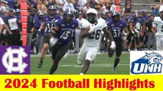 New Hampshire vs Holy Cross Football Game Highlights 9 7 2024