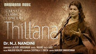 Maand Thillana  | Dr N J Nandini | Navarathrai Festival 2023 Live