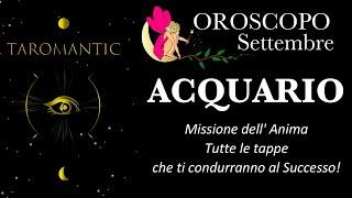 ACQUARIO⭐️Oroscopo Settembre⭐️ UN MIRACOLO davanti ai tuoi occhi! SBALORDITIVO ! #taromantic